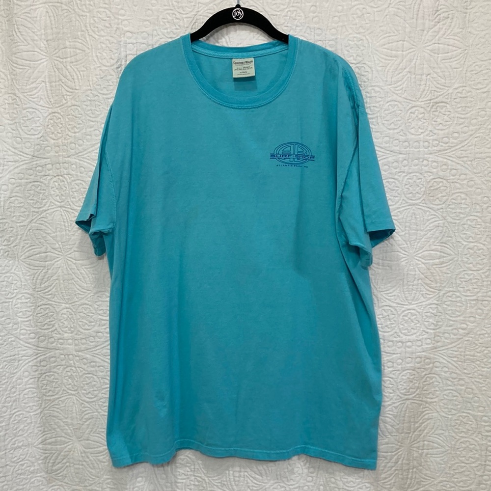Comfort Wash Men’s Surf Shop Atlantic Beach, NC Graphic T-shirt Sz Large